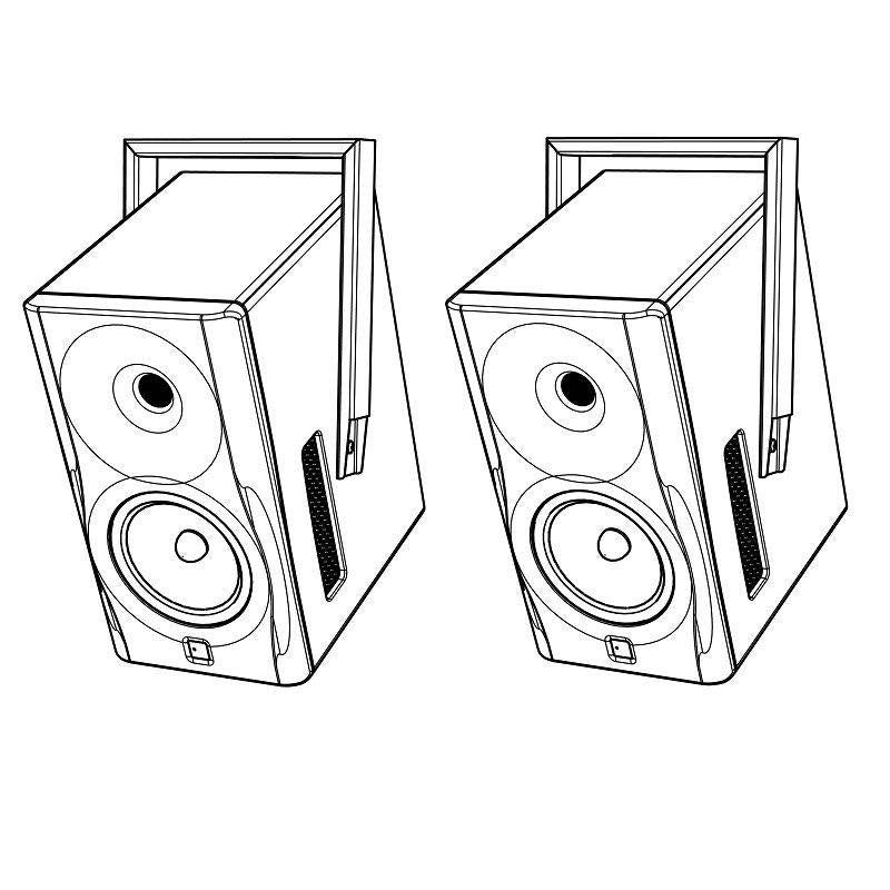 Studio U-Bracket - per pair